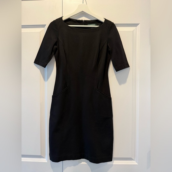 Ralph Lauren Lauren Little Black Dress - Picture 1 of 4